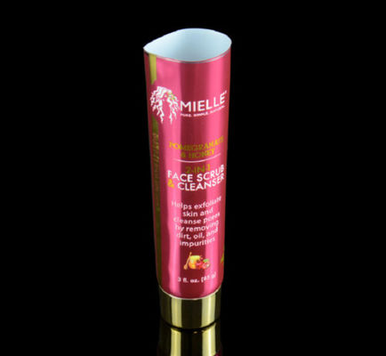 Tube facial de tube du détergent ABL de crème de main avec le stratifié en aluminium de barrière de couvercle à visser