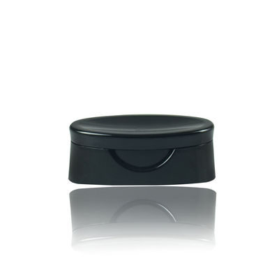 24/400 chapeau noir de Flip Top Cosmetic Plastic Bottle pour le shampooing