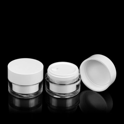 pot cosmétique rechargeable remplaçable de crème de visage PETG de conteneur de luxe de crème de 50ml 100ml