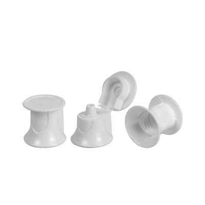 Emballage en plastique UV en plastique cosmétique de couvercles de bouteille de Flip Top Cap 7.8mm de revêtement