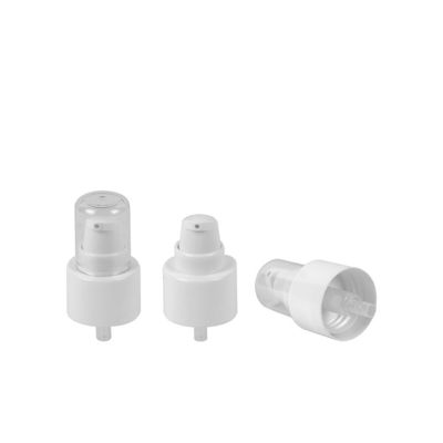 Traitement de distributeur de mur de pompe de lotion de crème du cou 0.23CC de 24MM double avec Overcap clair