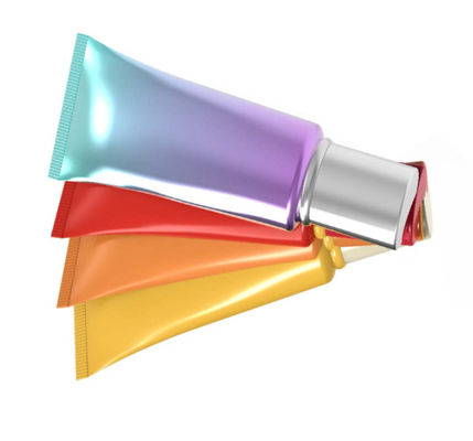 tube d'or en plastique de 100ml ABL pour le conditionneur pour cheveux facial de détergent