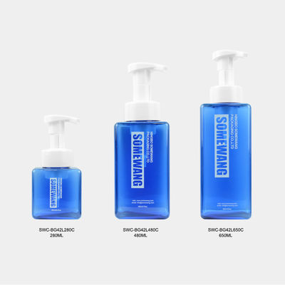 Conteneurs cosmétiques de soins de la peau de bouteille de mousse de sérum de pompe de 40ML 60ML 80ML PETG