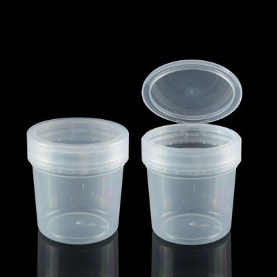 pots cosmétiques de luxe crèmes de catégorie comestible de pot de 240g 480g 600g pp avec Flip Cap