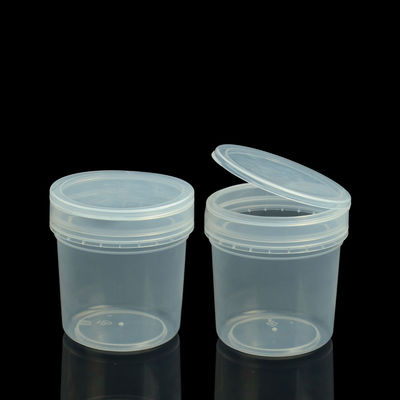 pots cosmétiques de luxe crèmes de catégorie comestible de pot de 240g 480g 600g pp avec Flip Cap