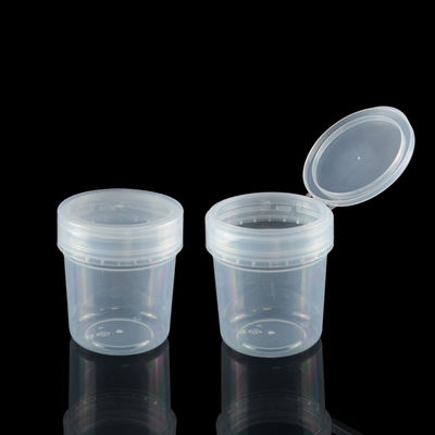 pots cosmétiques de luxe crèmes de catégorie comestible de pot de 240g 480g 600g pp avec Flip Cap