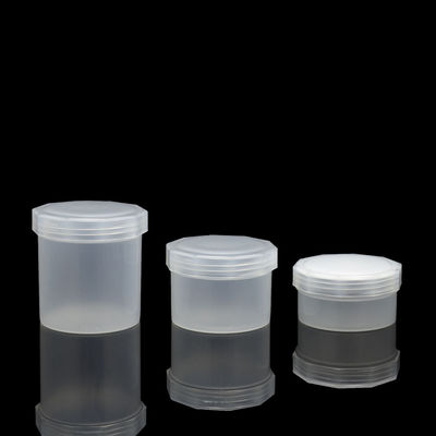le pot crème clair de couvercle à visser de 60g 90g 140g glissent non des pots de lotion avec des couvercles