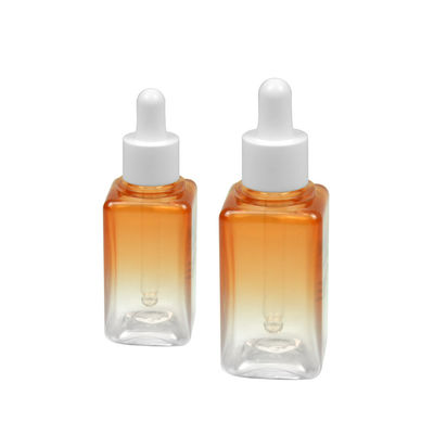 50ML emballage cosmétique de bouteille d'huile essentielle de la place 20/410 de bouteille du gradient PETG