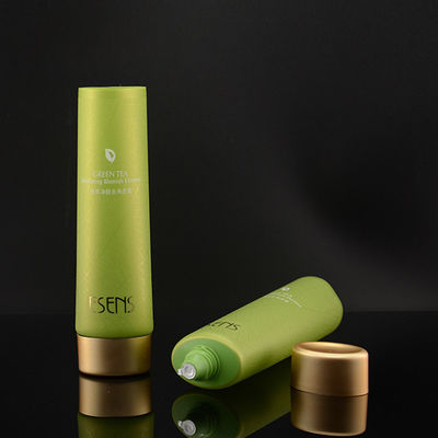 tube à centrifuger réutilisable de tube de crème de main du gel 60ml cosmétique de 38mm avec le couvercle à visser d'or