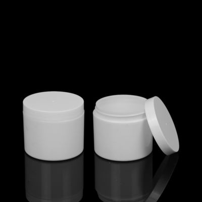 pots crèmes de dôme de mur de double de soins de la peau de pot de 100ml 50ml 500ml pp pour des soins de la peau de cheveux de main