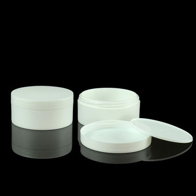 Le double cosmétique biodégradable blanc de luxe du pot 50g 100g 150g de crème du mur pp cogne l'ODM