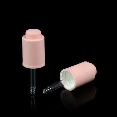 Chapeaux blancs de distribution de 20/410 compte-gouttes de capsule de compte-gouttes en plastique de nitriles pour l'huile essentielle