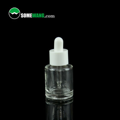 conteneur de l'huile 50ml essentielle autour de la bouteille en aluminium en verre de sérum d'oeil de compte-gouttes