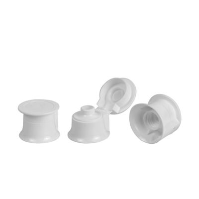 Emballage en plastique UV en plastique cosmétique de couvercles de bouteille de Flip Top Cap 7.8mm de revêtement