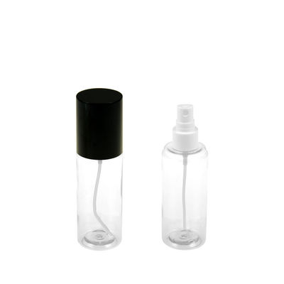 bouteille en plastique transparente de la couverture 100ml de bouteille plate d'animal familier de cylindre de 106mm grande