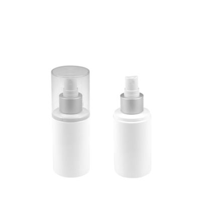 bouteille en plastique transparente de la couverture 100ml de bouteille plate d'animal familier de cylindre de 106mm grande