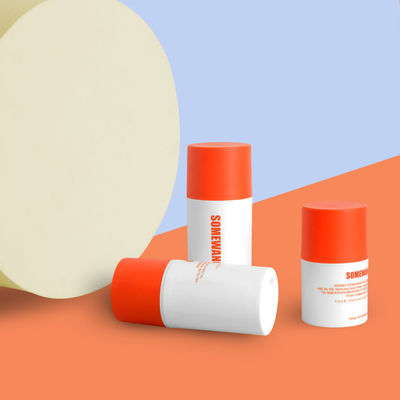 soins de la peau privés d'air cosmétiques de bouteille de pompe de 15ml 20ml empaquetant le blanc clair