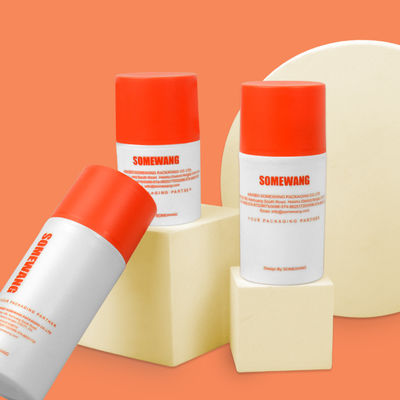 Bouteille privée d'air rechargeable à la mode de pompe de 20ml 100ml imprimant le plastique de bouteille de pompe de lotion