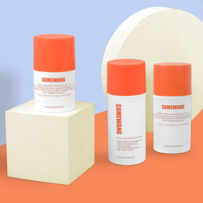 Bouteille privée d'air rechargeable à la mode de pompe de 20ml 100ml imprimant le plastique de bouteille de pompe de lotion