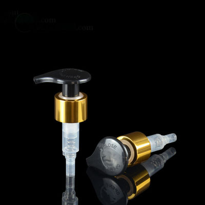 Distributeur en plastique 24 de savon de main de pompe de pompe de lotion de collier en aluminium de couverture 410 28 410