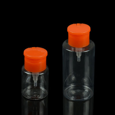 bouteille cosmétique de solvant de vernis à ongles de bouteille d'ANIMAL FAMILIER de 3.3oz 100ml avec la pompe polonaise de solvant