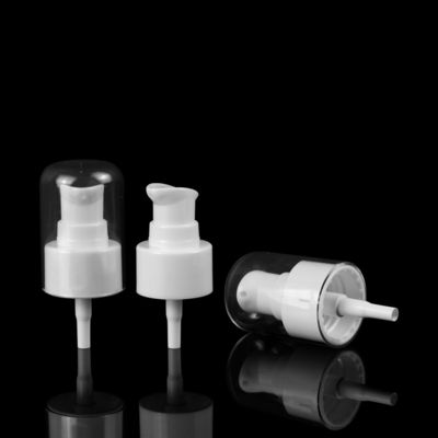 Le distributeur en plastique à mur unique de savon de lotion de la lotion 0.2CC pompe 24/410 COMME Overcap pp