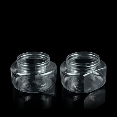 le corps en plastique de pots d'ANIMAL FAMILIER de 240ml 350ml 500ml frotte le pot de l'animal familier 500ml pour le sel de Bath