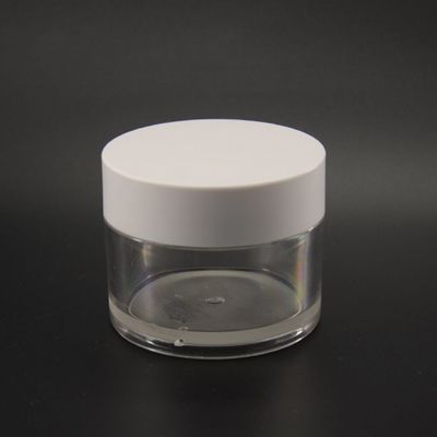 Pot crème de 59MM 100ml PETG pour l'emballage crème de soins de la peau