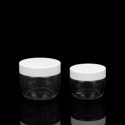 Emballage crème vide de pot du mur 30ml 50ml de soins de la peau en plastique lourds d'ANIMAL FAMILIER
