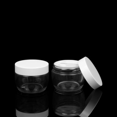 Emballage crème vide de pot du mur 30ml 50ml de soins de la peau en plastique lourds d'ANIMAL FAMILIER