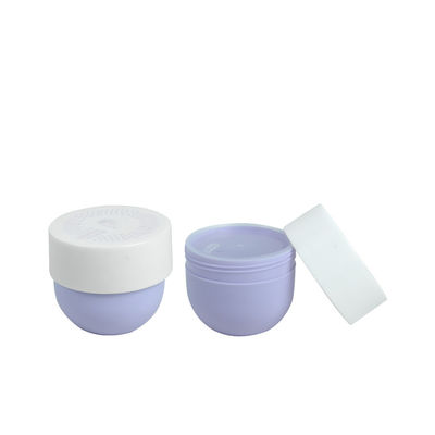 pot cosmétique pp 91 x 81mm en forme de cuvette en plastique de crème de visage de 200ml 250ml 300ml
