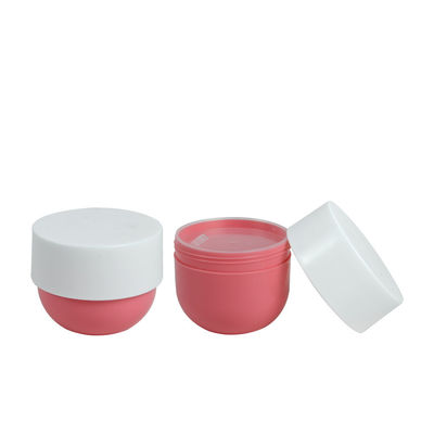 pot cosmétique pp 91 x 81mm en forme de cuvette en plastique de crème de visage de 200ml 250ml 300ml