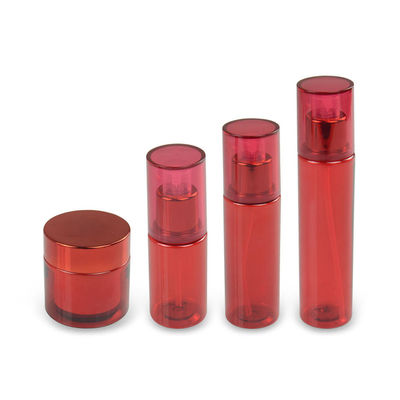 Le plastique cosmétique de luxe d'ANIMAL FAMILIER de la double couche 50ml cogne les conteneurs cosmétiques d'ANIMAL FAMILIER UV d'électrodéposition