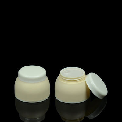 30ml 50ml 100ml pp vides écrèment les pots en plastique clairs libres en forme de cuvette du pot BPA avec des couvercles