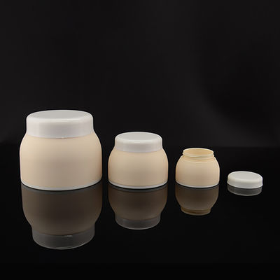 30ml 50ml 100ml pp vides écrèment les pots en plastique clairs libres en forme de cuvette du pot BPA avec des couvercles