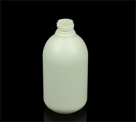 bouteille blanche de HDPE de la pente 300ml 24/410 de produits de soin pour la peau mous de bouteille