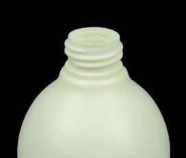 bouteille blanche de HDPE de la pente 300ml 24/410 de produits de soin pour la peau mous de bouteille