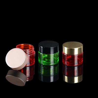 pot crème blanc de pot cosmétique de 15ml PETG pour l'emballage cosmétique de soins de la peau crèmes