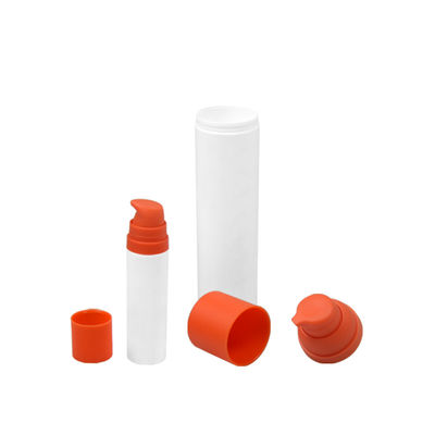 Bouteille cosmétique de pompe à vide de lotion privée d'air du cylindre 20ml 100ml pour la crème de visage