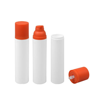 Bouteille cosmétique de pompe à vide de lotion privée d'air du cylindre 20ml 100ml pour la crème de visage