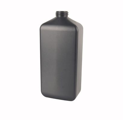 bouteille carrée plate de pompe de soins de la peau de HDPE de bouteille cosmétique du PE 950ml 32/410