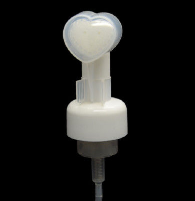 lavage de visage de silicone de brosse de bouteille de mousse de 43mm avec la pompe faciale de brosse de détergent de brosse