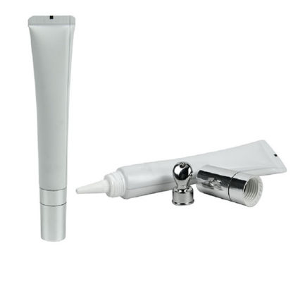 L'oeil blanc de D19 X H85mm écrèment l'emballage cosmétique de massage d'oeil d'impression offset de tube d'ABL