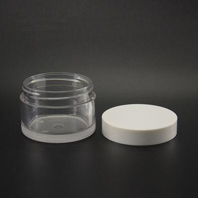 crème de visage cosmétique de pot de l'ABS PETG du sérum 50ml avec le couvercle plaqué