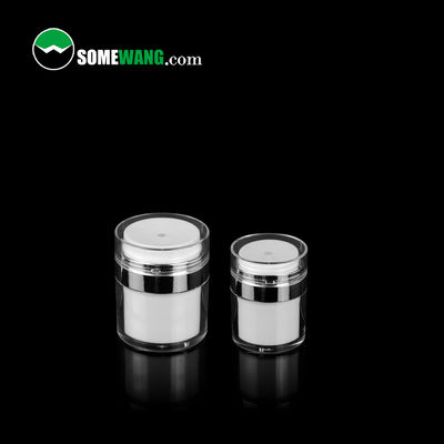 Pot privé d'air acrylique 30ml 50ml de pompe de soin personnel de crème de soins de la peau cosmétiques de luxe de conteneur