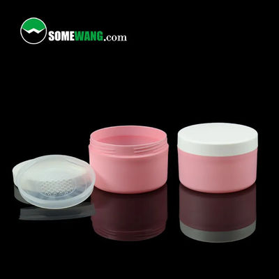 Maquillage lâche compact vide pp cosmétiques de conteneur de poudre empaquetant le pot