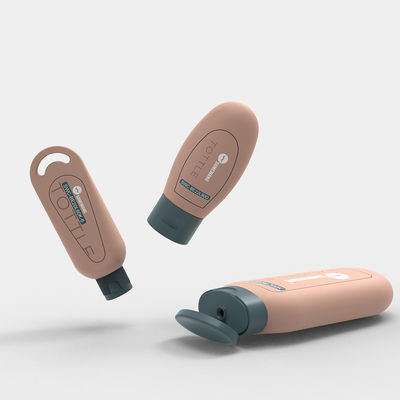 bouteille adaptée aux besoins du client à l'envers d'aseptisant de main du PE 60ml avec Flip Top Lid