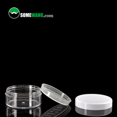 taille en plastique réutilisable de voyage de pot de poudre de l'espace libre 24g de maquillage rond lâche vide de conteneur