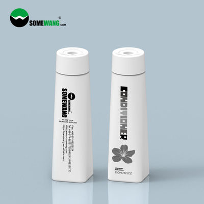 Bouteille étanche adaptée aux besoins du client 250ml de compression de shampooing de bouteille cosmétique de PE