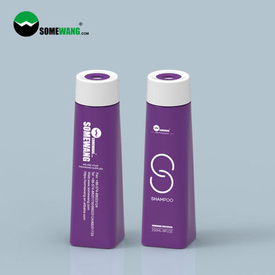 Bouteille étanche adaptée aux besoins du client 250ml de compression de shampooing de bouteille cosmétique de PE
